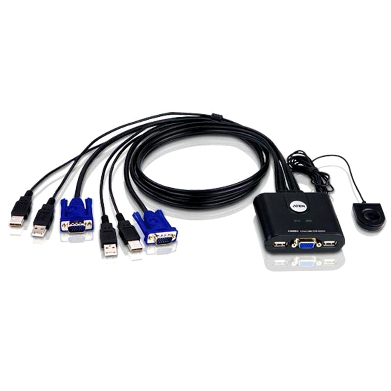 Aten CS22U 2-Port Compact KVM Switch