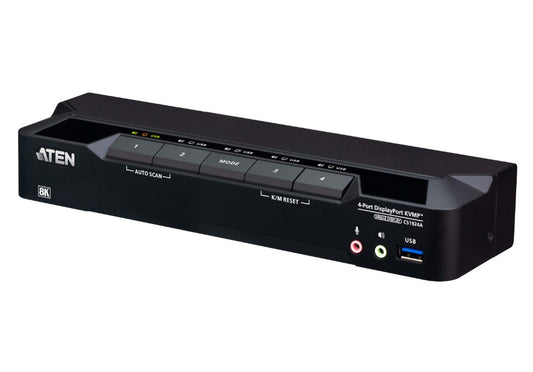 Aten CS1924A 4-Port USB 3.0 8K DisplayPort KVM Switch