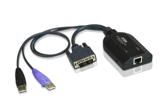 Aten KA7166 KVM Cable Adapter RJ45 to DVI-D USB