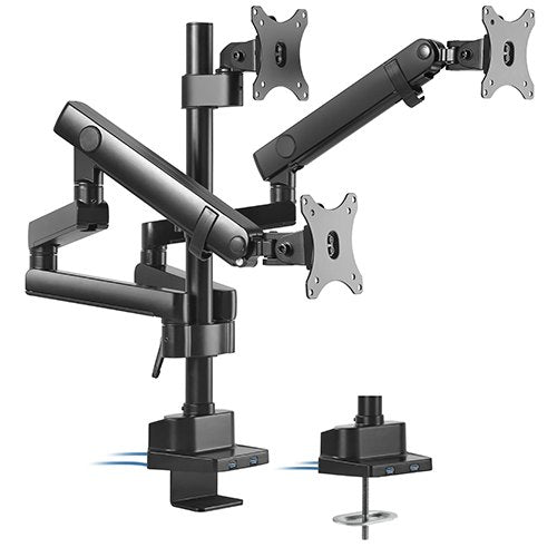 Brateck LDT20-C036UP Triple Monitor Aluminum Arm