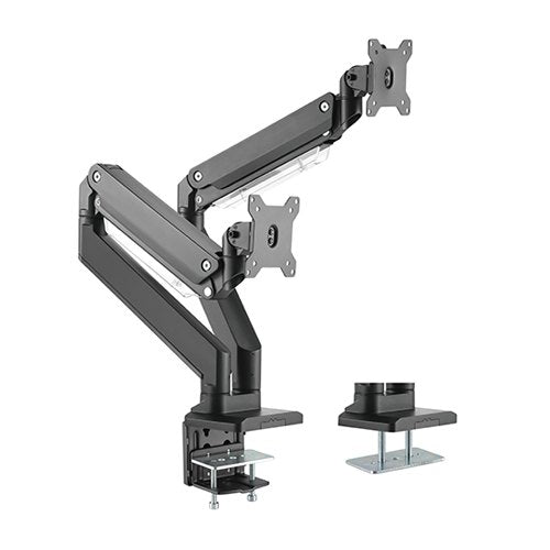 Brateck LDT23-C024 Dual Monitor Arm Gas Spring VESA