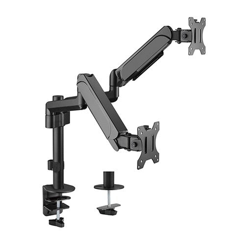 Brateck LDT48-C024 Dual Monitor Pole-Mounted Gas Spring Arm