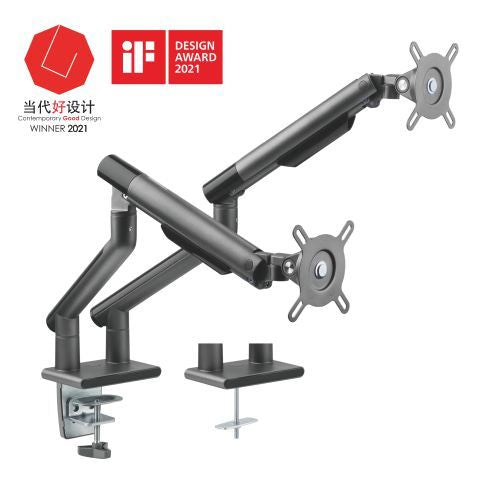 Brateck LDT49-C024 Dual Monitor Premium Aluminum Spring Arm
