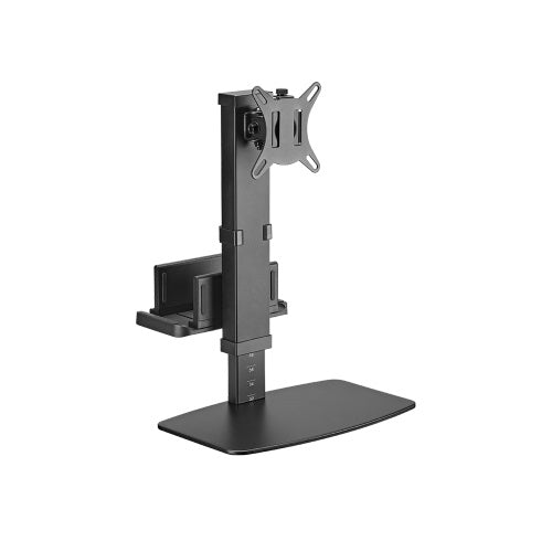 Brateck LDT67-T01MP-B Vertical Lift Monitor Stand with CPU Mount