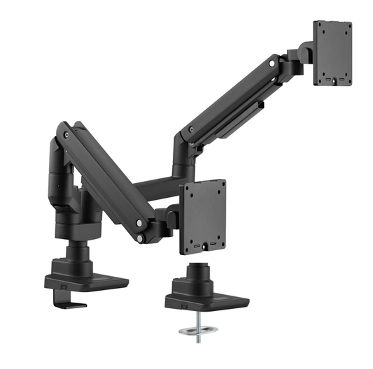 Brateck Dual Monitor Arm Gas Spring 17-35 Inch VESA