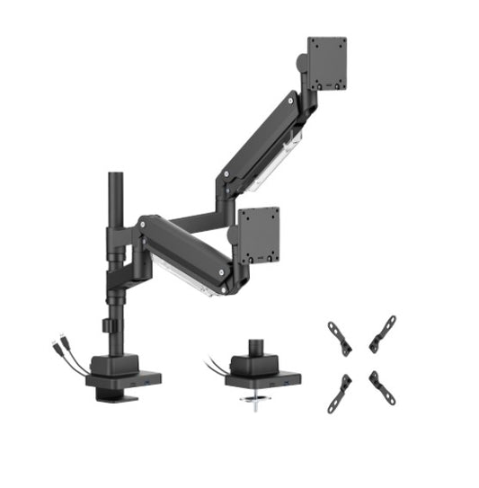 Brateck LDT80-C024UCP Dual Monitor Arm Gas Spring