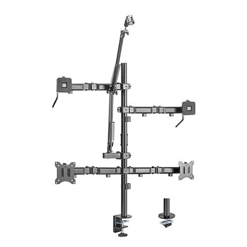 Brateck MDS10-2 Dual-Monitor All-in-One Studio Desktop Mount