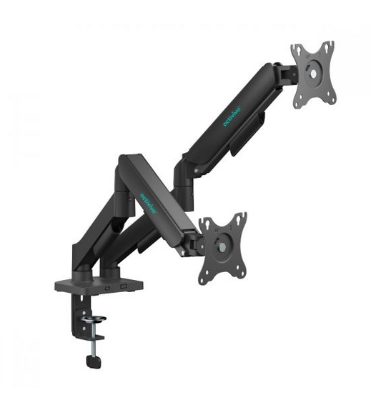 mbeat Activiva Ergolife Dual-Screen Gas Spring Monitor Arm