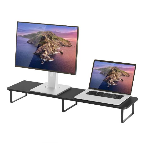 mbeat activiva Black Dual Monitor Riser