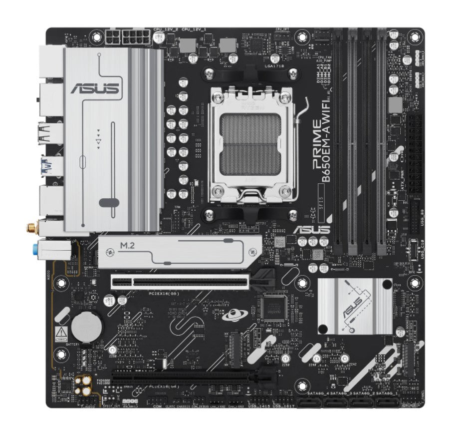 ASUS PRIME B650EM-A WIFI Micro-ATX Motherboard