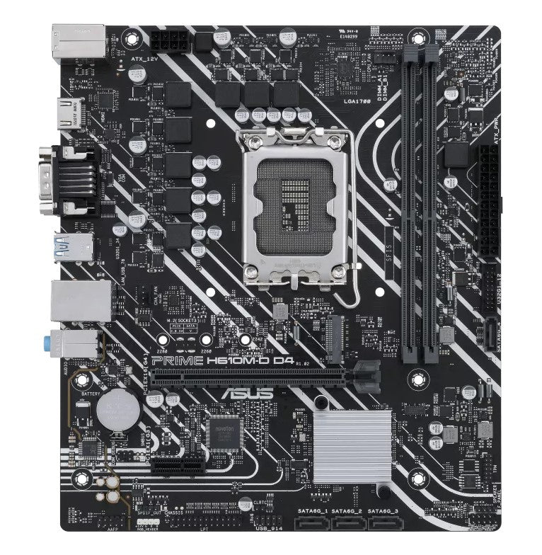 ASUS PRIME H610M-D D4-CSM Intel LGA 1700 mATX Motherboard