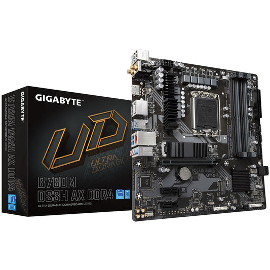 Gigabyte B760M DS3H AX DDR4 Micro-ATX Motherboard