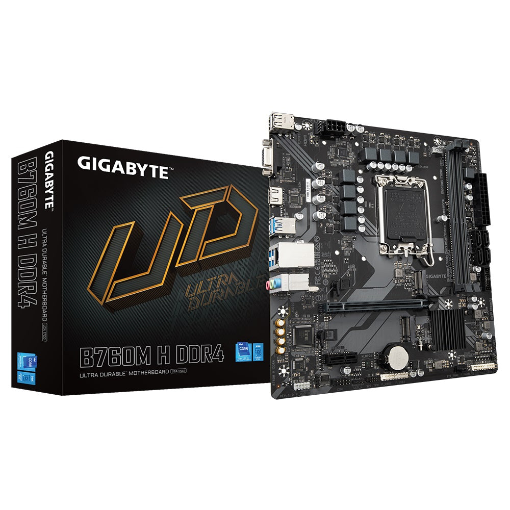 Gigabyte B760M H DDR4 Micro-ATX Motherboard
