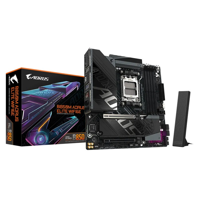 Gigabyte B850M AORUS ELITE WIFI6E Micro ATX Motherboard