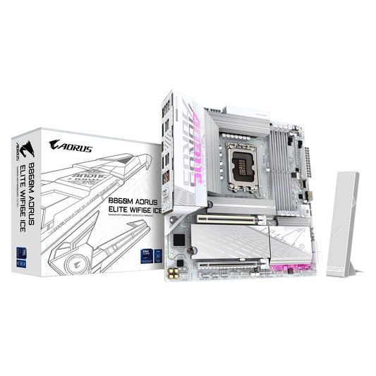 Gigabyte B860M A ELT WF6E ICE Micro-ATX Motherboard