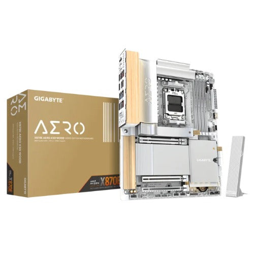 Gigabyte X870E AERO X3D WOOD AM5 DDR5 ATX Motherboard