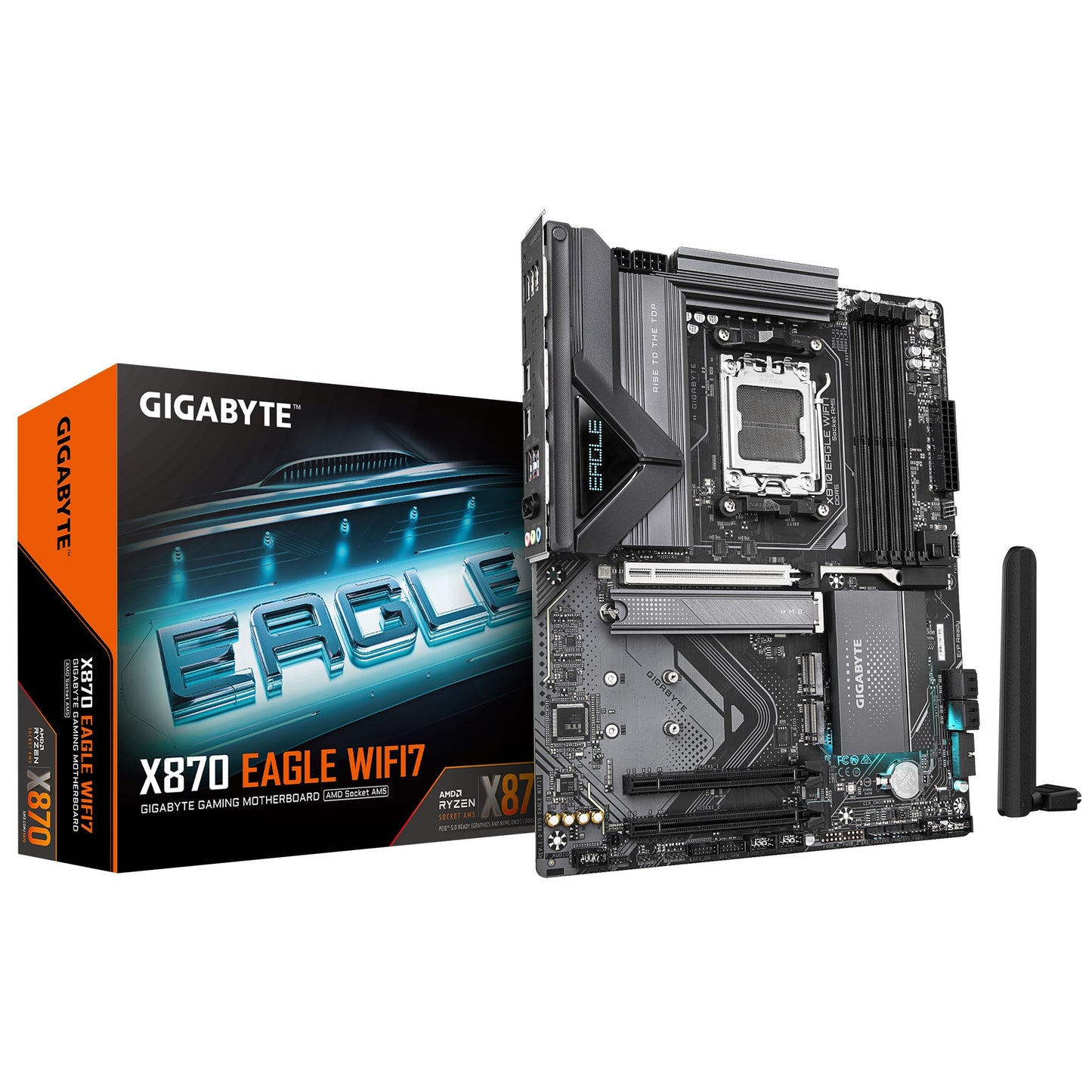 Gigabyte X870 EAGLE WIFI7 AMD AM5 ATX Motherboard