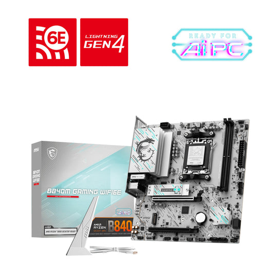 MSI B840M GAMING WIFI6E AMD AM5 Motherboard