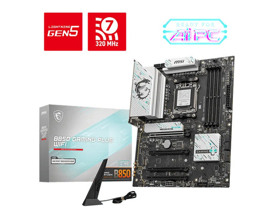 MSI B850 GAMING PLUS WIFI AM5 Motherboard
