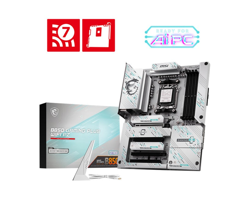 MSI B850 GAMING PLUS WIFI PZ AMD Ryzen Motherboard
