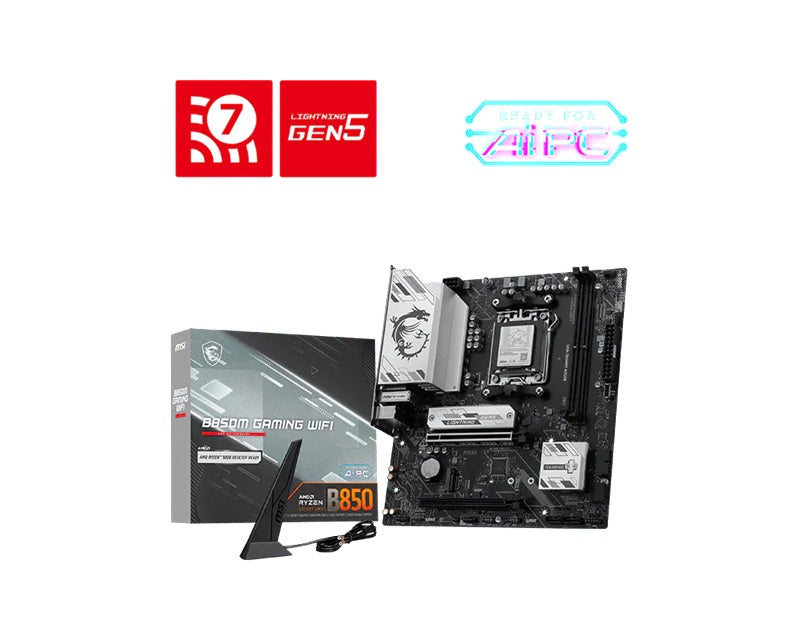 MSI B850M GAMING WIFI AMD AM5 Motherboard