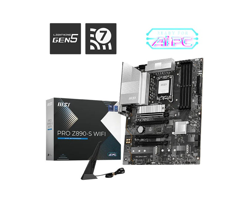 MSI PRO Z890-S WIFI Intel Z890 Motherboard