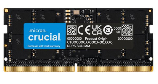 Crucial 16GB DDR5 SODIMM 5600MHz Notebook Memory
