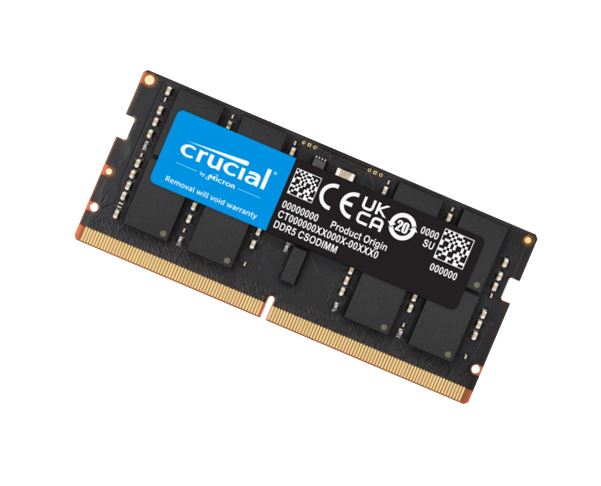 Crucial 32GB DDR5 SODIMM 6400MHz Notebook Memory