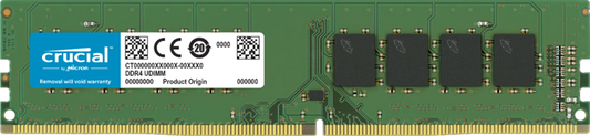 Crucial 16GB DDR4 UDIMM 3200MHz Desktop Memory