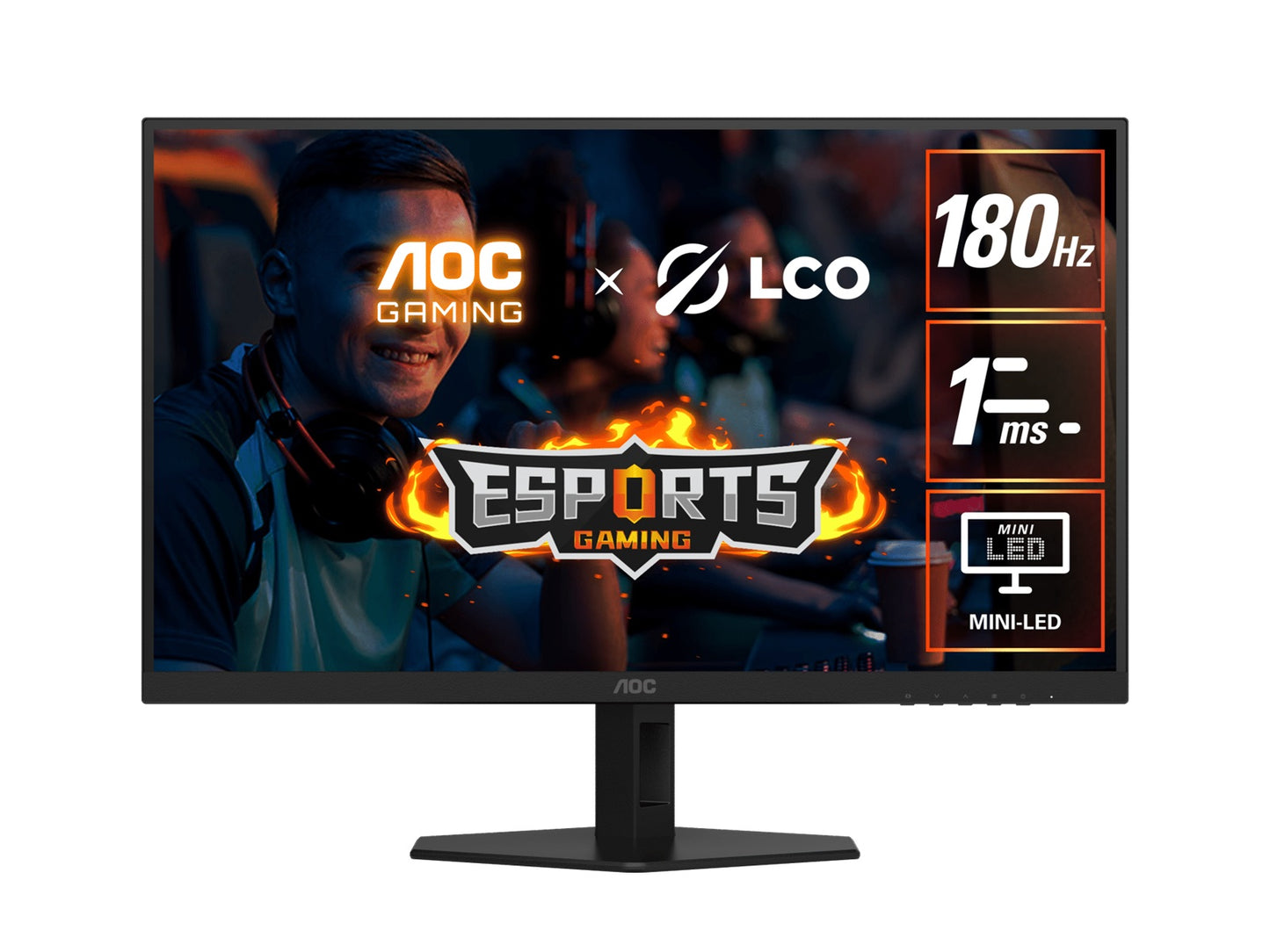 AOC Q27G40XMN 27" QD-MiniLED Gaming Monitor QHD 180Hz