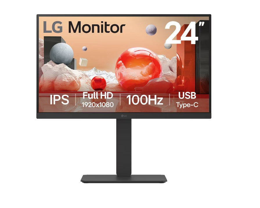 LG 24BA750-B 24" Full HD IPS Monitor with USB-C 65W