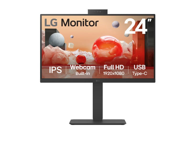 LG 24BA850-B 24" Full HD IPS Monitor with Webcam