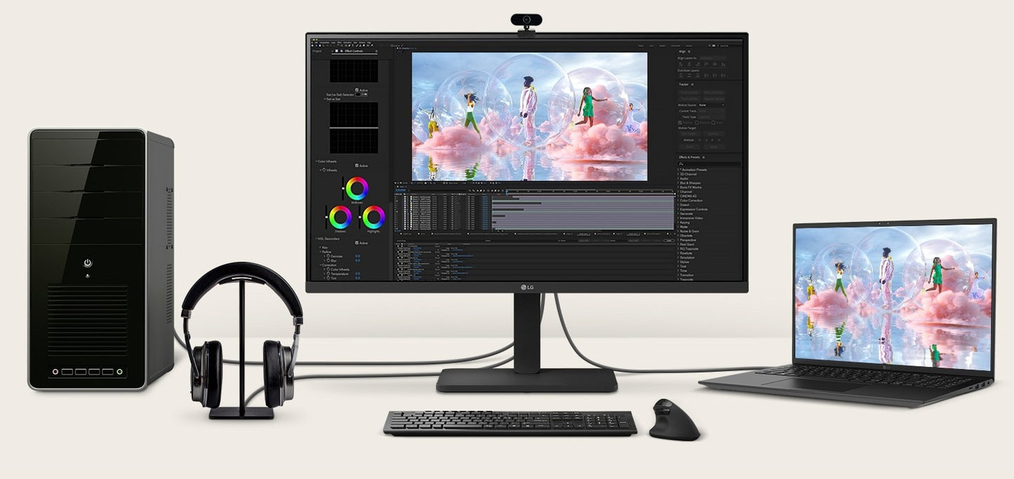 LG 27BA650-B 27-inch Full HD IPS Monitor with USB-C