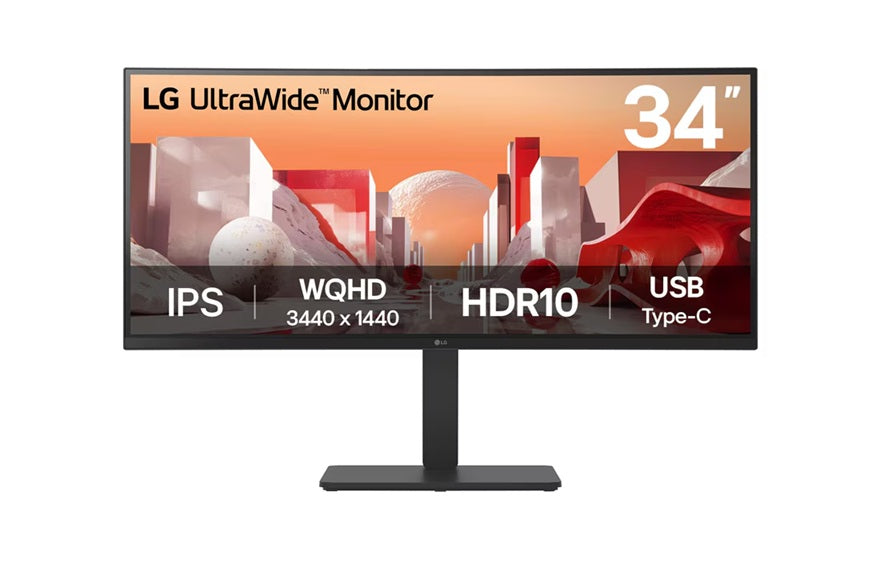 LG 34BA75QE-B 34" UltraWide QHD Curved Monitor