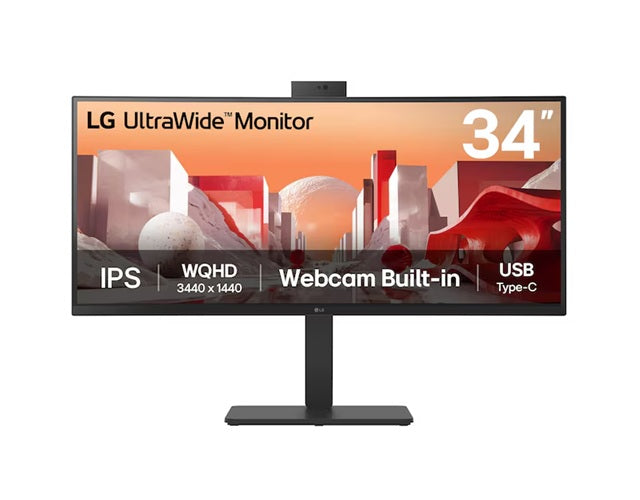 LG 34BA85QE-B UltraWide Curved Monitor