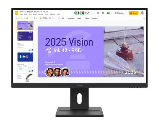 Lenovo ThinkVision E27Q-40 27-inch QHD IPS Monitor