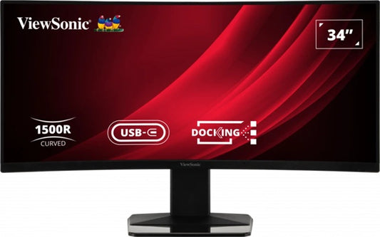 ViewSonic VG3419C 34" Curved Ultrawide Docking Monitor