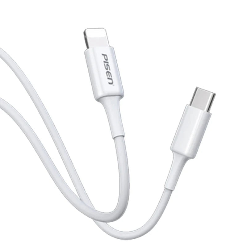 Pisen Mr White Lightning to USB-C PD Fast Charge Cable 2M