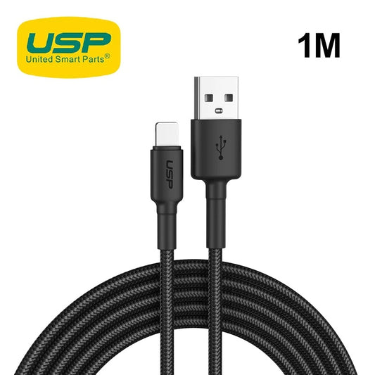 USP BoostUp Lightning to USB-A Cable 1M Black
