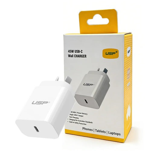 USP 45W GaN USB-C PD Power Adapter