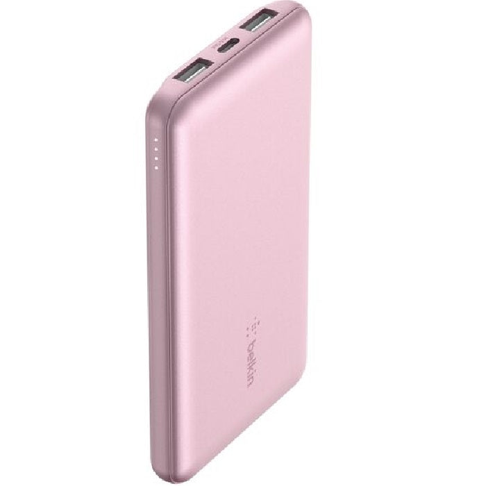 Belkin BoostCharge 10K mAh Power Bank Triple-Port Pink