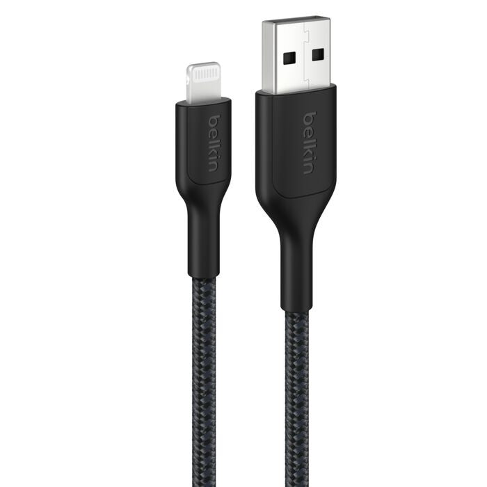 Belkin BoostCharge Pro Braided Lightning Cable 1M Black