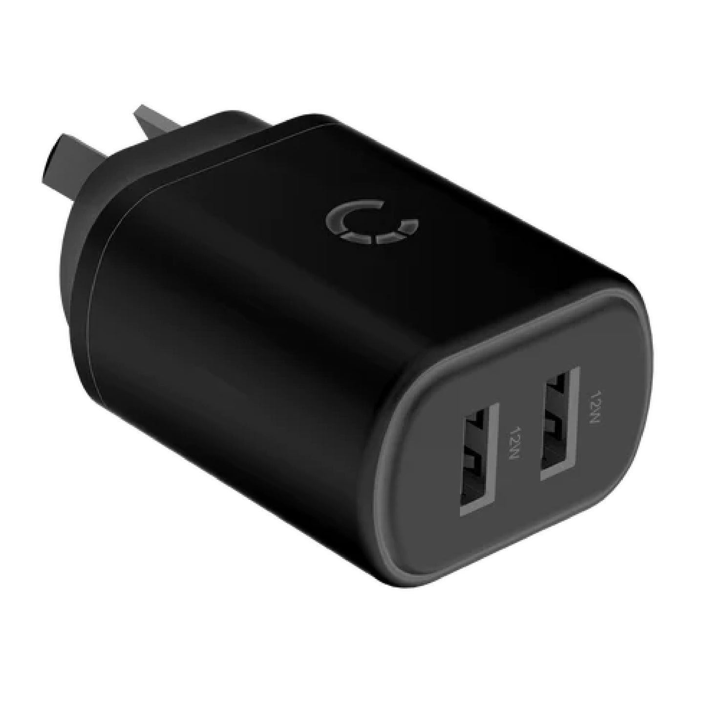 Cygnett PowerPlus 12W Dual Port Wall Charger