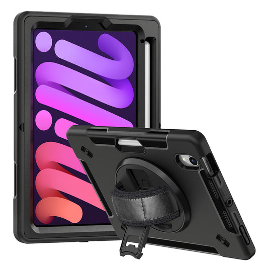 USP Rugged iPad Mini (8.3') Case Black with Kickstand
