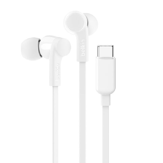 Belkin SoundForm USB-C Wired Earbuds White