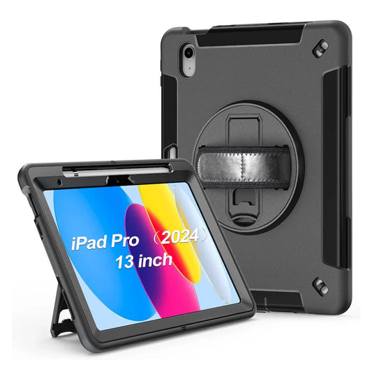 USP Rugged iPad Pro 13" Case with Kickstand & Straps