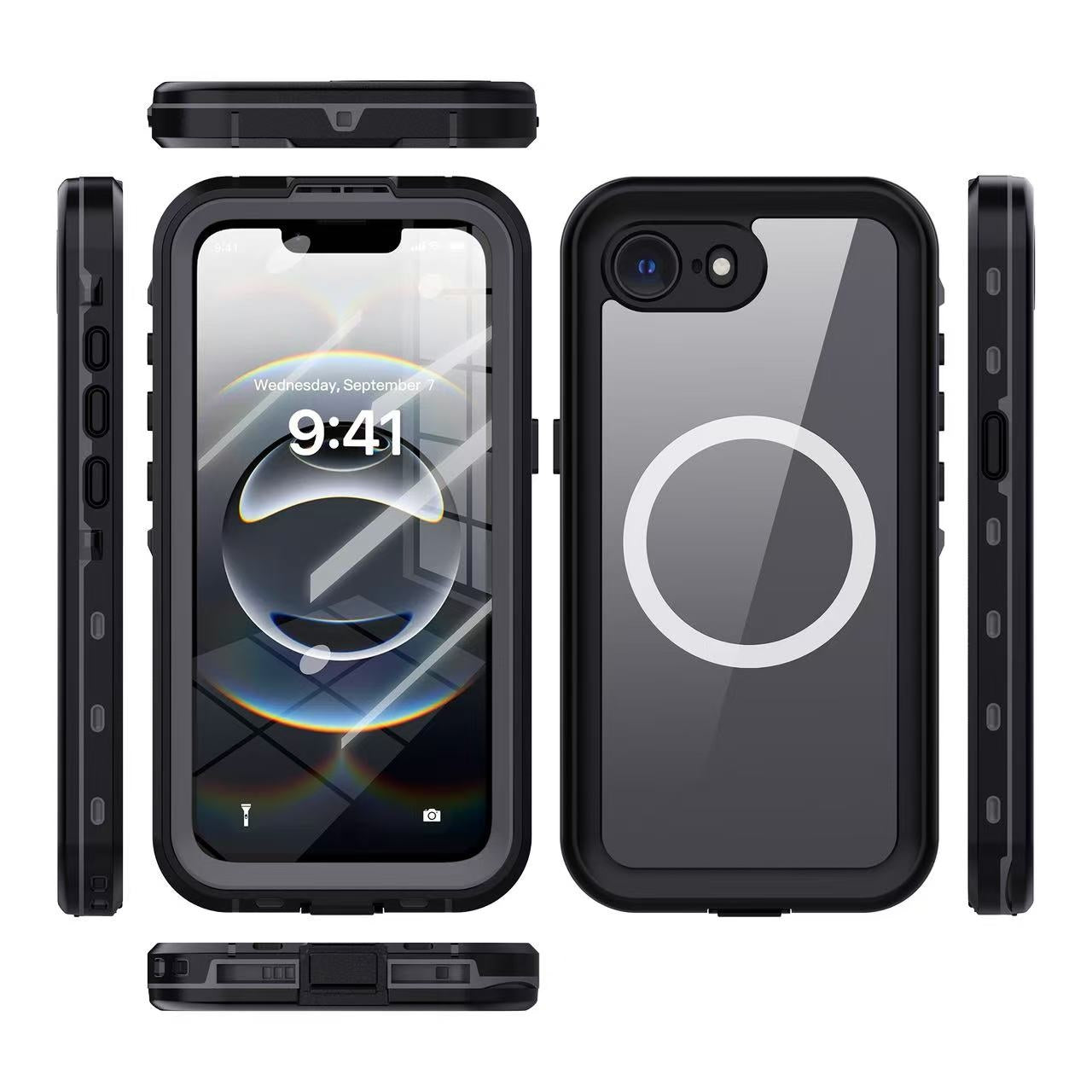 USP iPhone 17e / 16e Waterproof Case Black