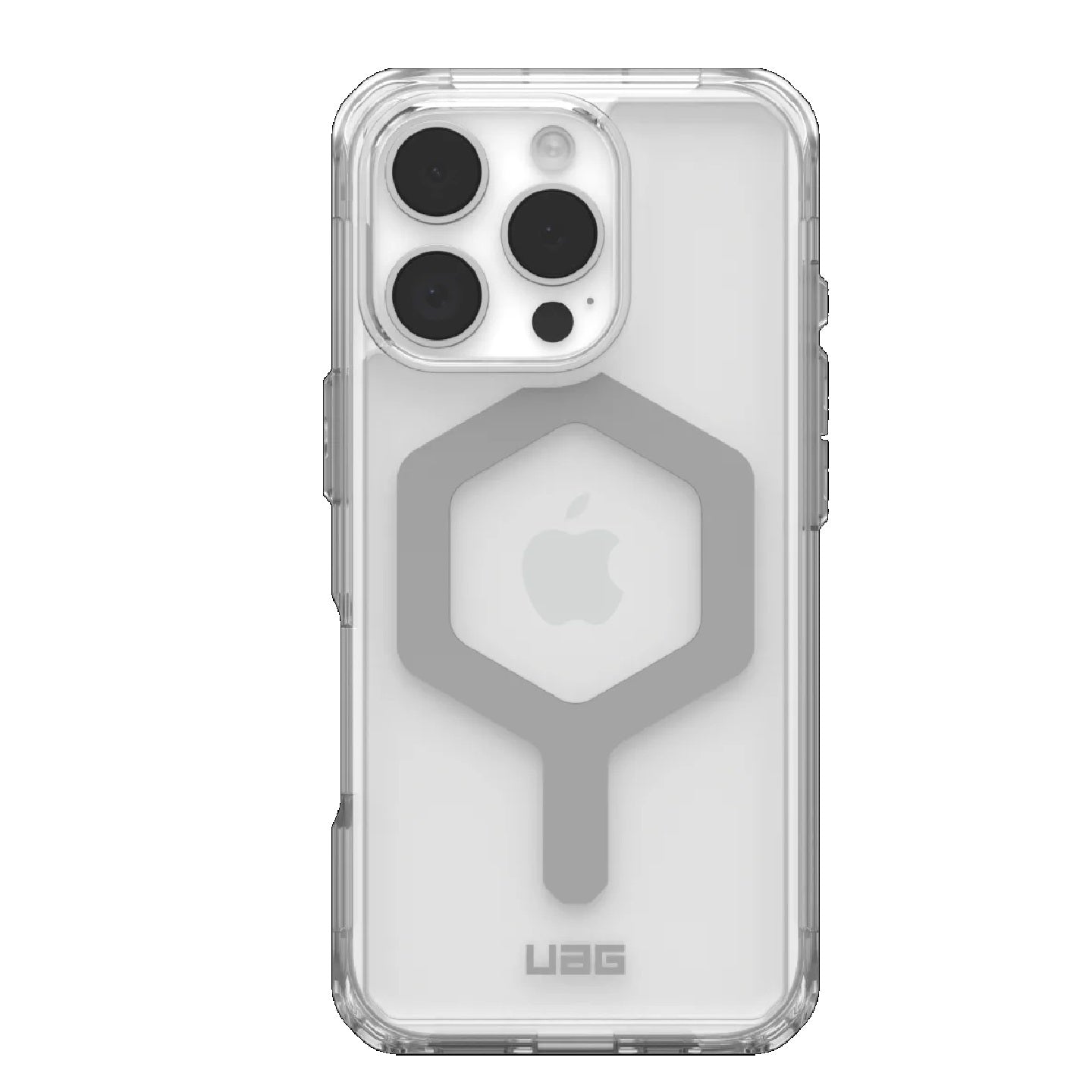 UAG Plyo MagSafe iPhone 16 Pro Rugged Case Ice/Silver