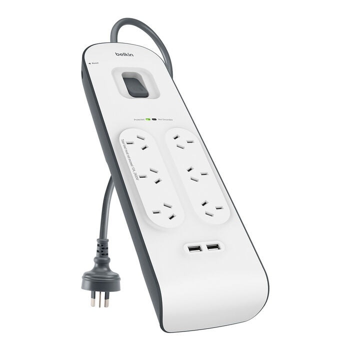 Belkin SurgePlus 6-Outlet Surge Protection Strip with USB