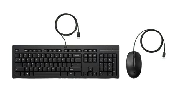 HP 225 G2 Wired Keyboard and Mouse Combo